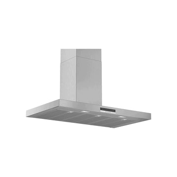 BOSCH Series 4 wall-mounted cooker hood with metal grease filters 90cm Stainless steel