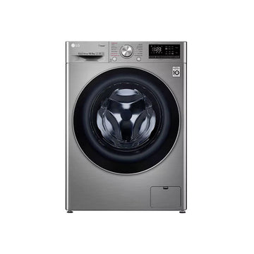 LG F4V5RYP2T Front Load Washing Machine, 10 Kg - Silver