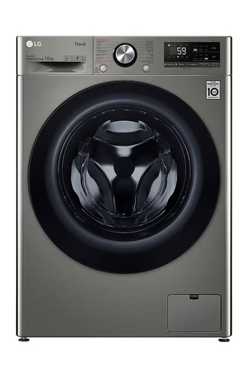 LG F4Y6YGBPV Washing Machine – 9/6KG Front Load, EcoSilence Drive™, i-DOS™ Technology