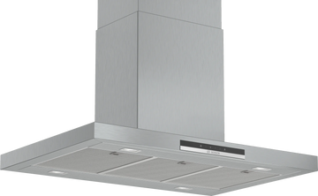 Bosch Series 4 island cooker hood in Powerful quiet performance 90 cm Stainless steel
