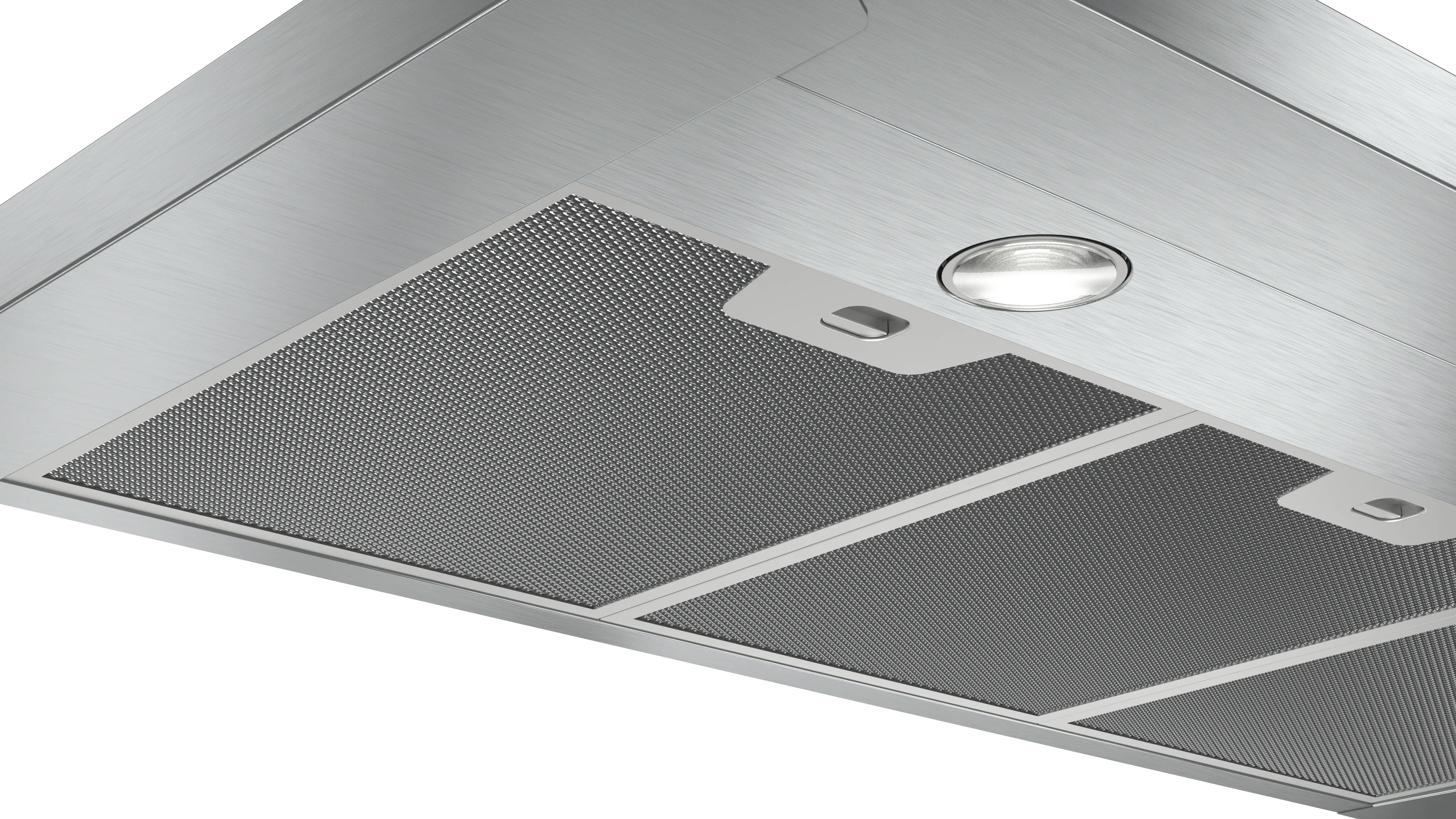 Bosch Series 2 wall-mounted cooker hood with maximum air extraction at low noise  90cm Stainless steel