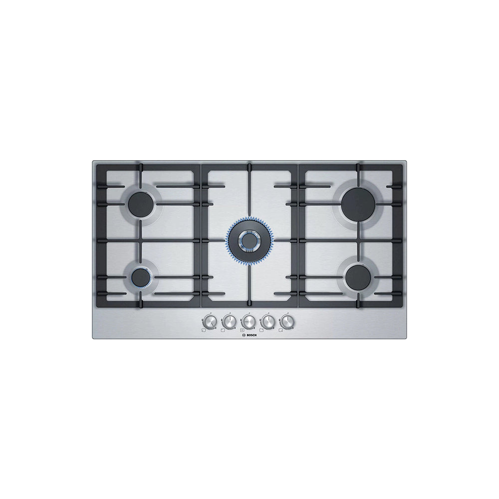 BOSCH Stainless Steel Gas Hob 90 cm PCQ9B5O90M