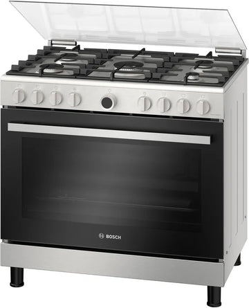 Bosch 125L Oven Series 2 Gas Range Cooker Stainless Steel HGV1D0V50M