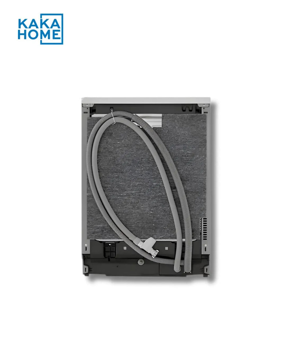 LG DFC612FV dishwasher back view
