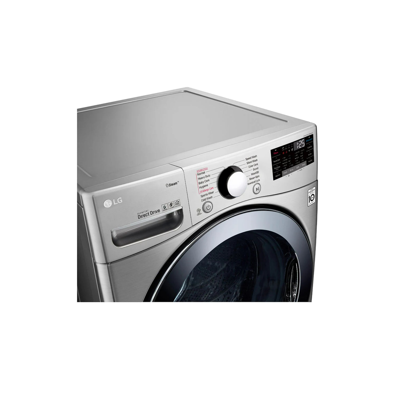 LG Front Load Washing Machine 24kg with AI DD | Steam™ | ThinQ™ | F0P3CYVDT
