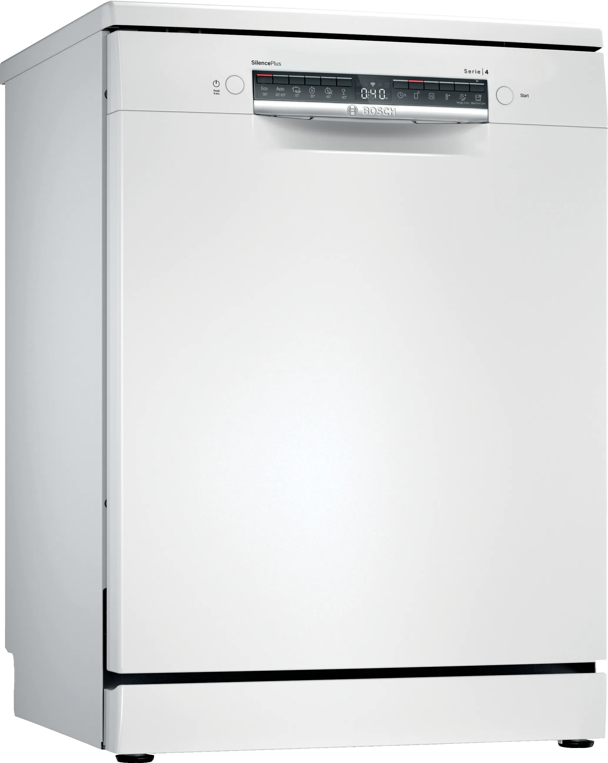 Bosch Series 4, Free-Standing Flexible Loading Dishwasher, 60cm, White SMS4HMW26M