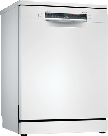 Bosch Series 4, Free-Standing Flexible Loading Dishwasher, 60cm, White SMS4HMW26M