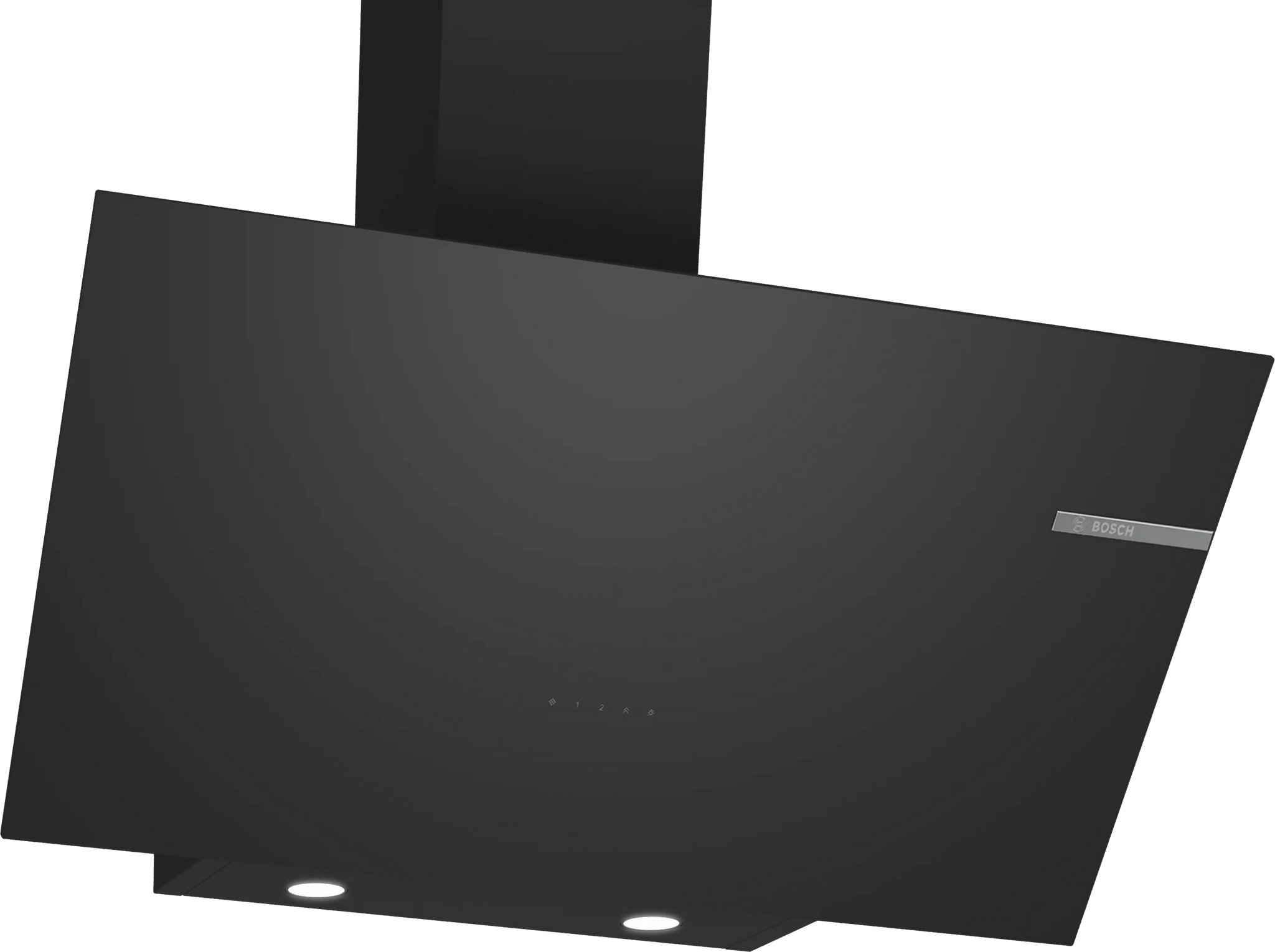 Bosch Series 4 wall-mounted cooker hood with metal grease filter 90cm , Black