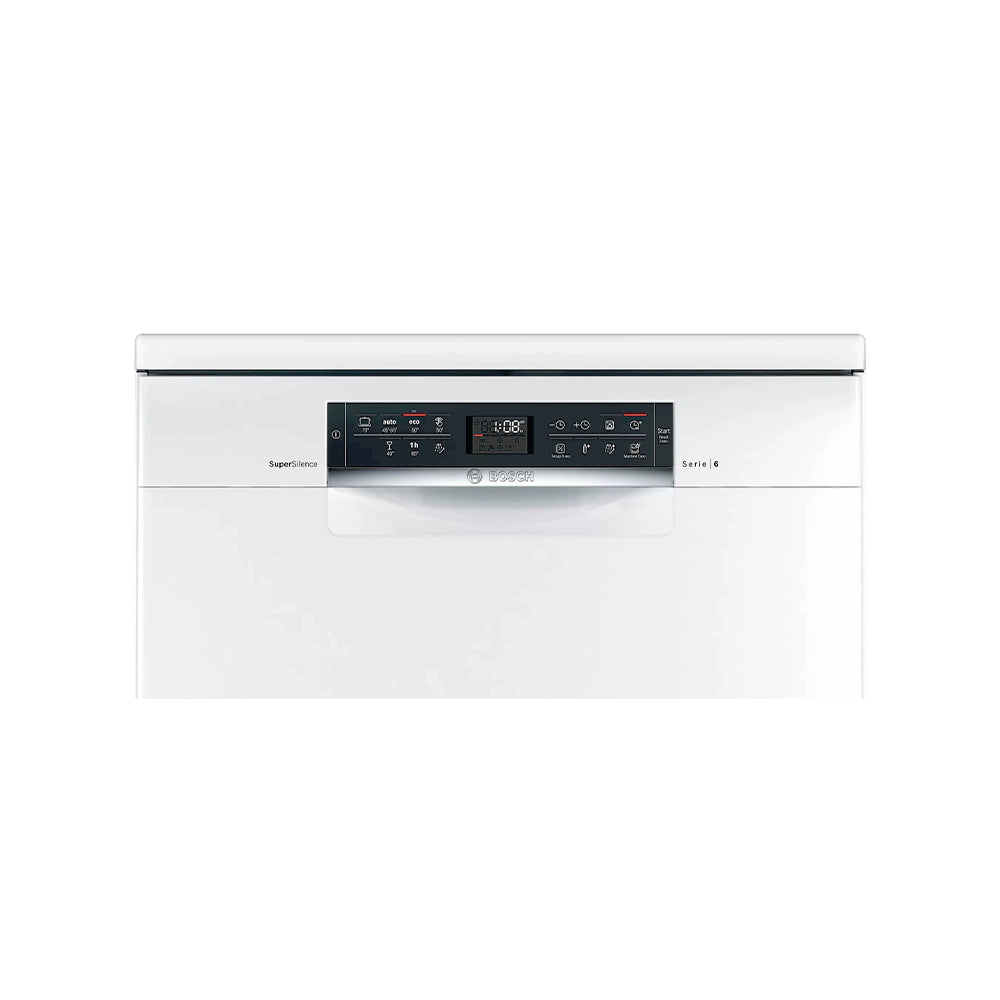 BOSCH Series 6 free-standing dishwasher 60 cm White SMS6HMW27M