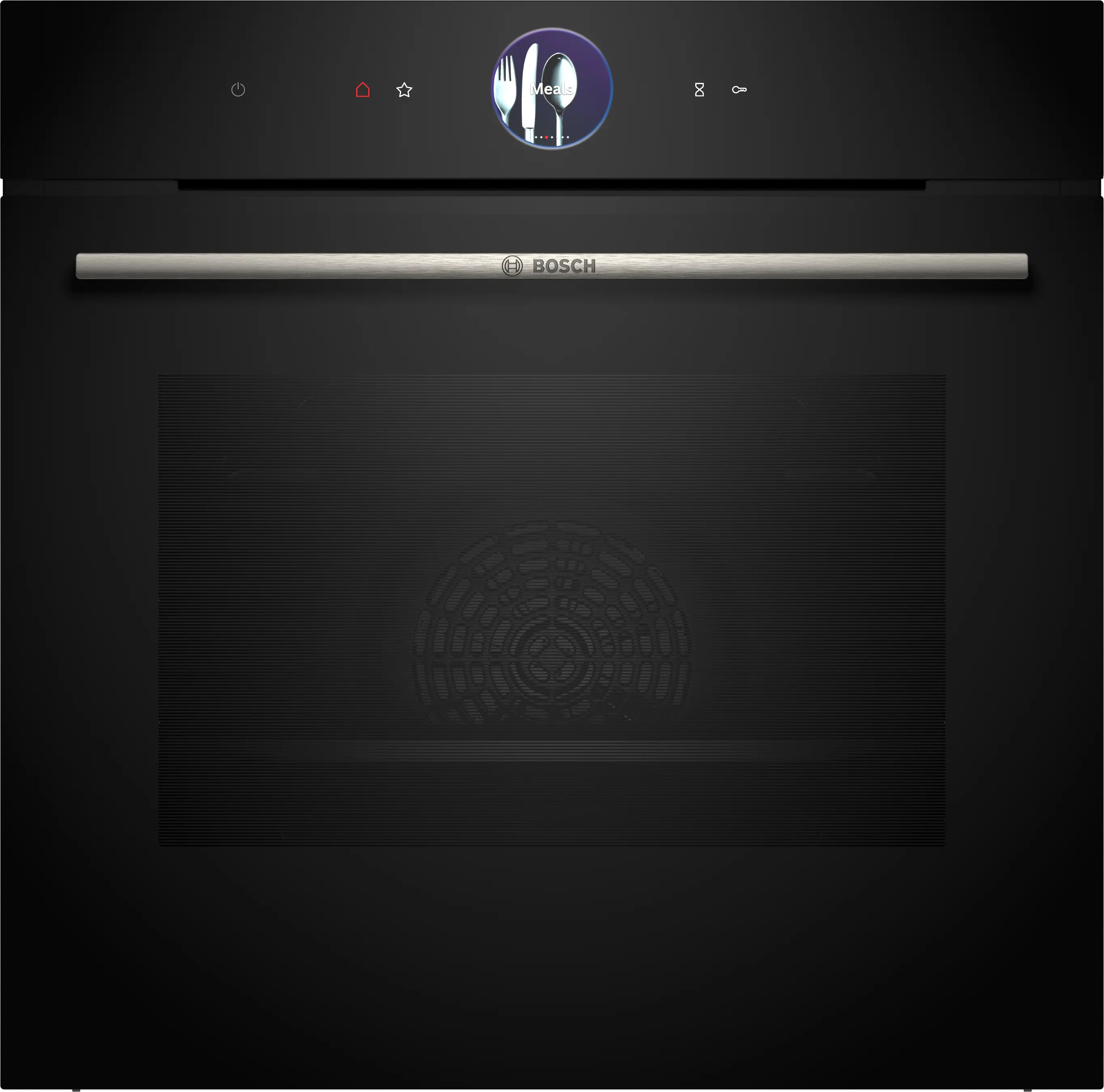 Bosch Series 8, Built-in oven, 71 L, 60 x 60 cm, Black HBG776NB1M