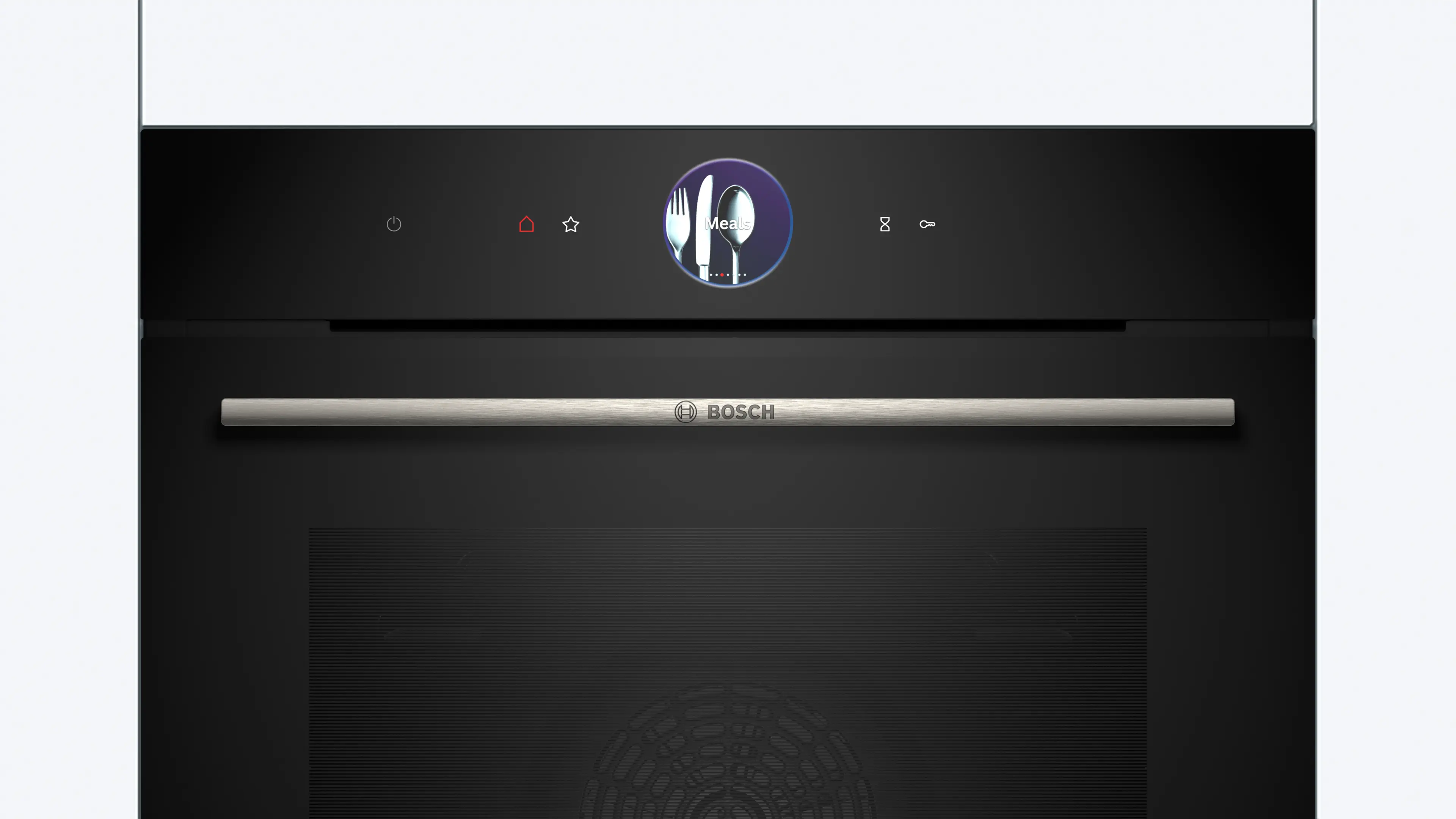 Bosch Series 8, Built-in oven, 71 L, 60 x 60 cm, Black HBG776NB1M