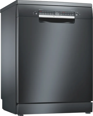 Bosch Series 4 14 Place Free-Standing Dishwasher 60 cm Brushed Black Steel FSMS4HMC65