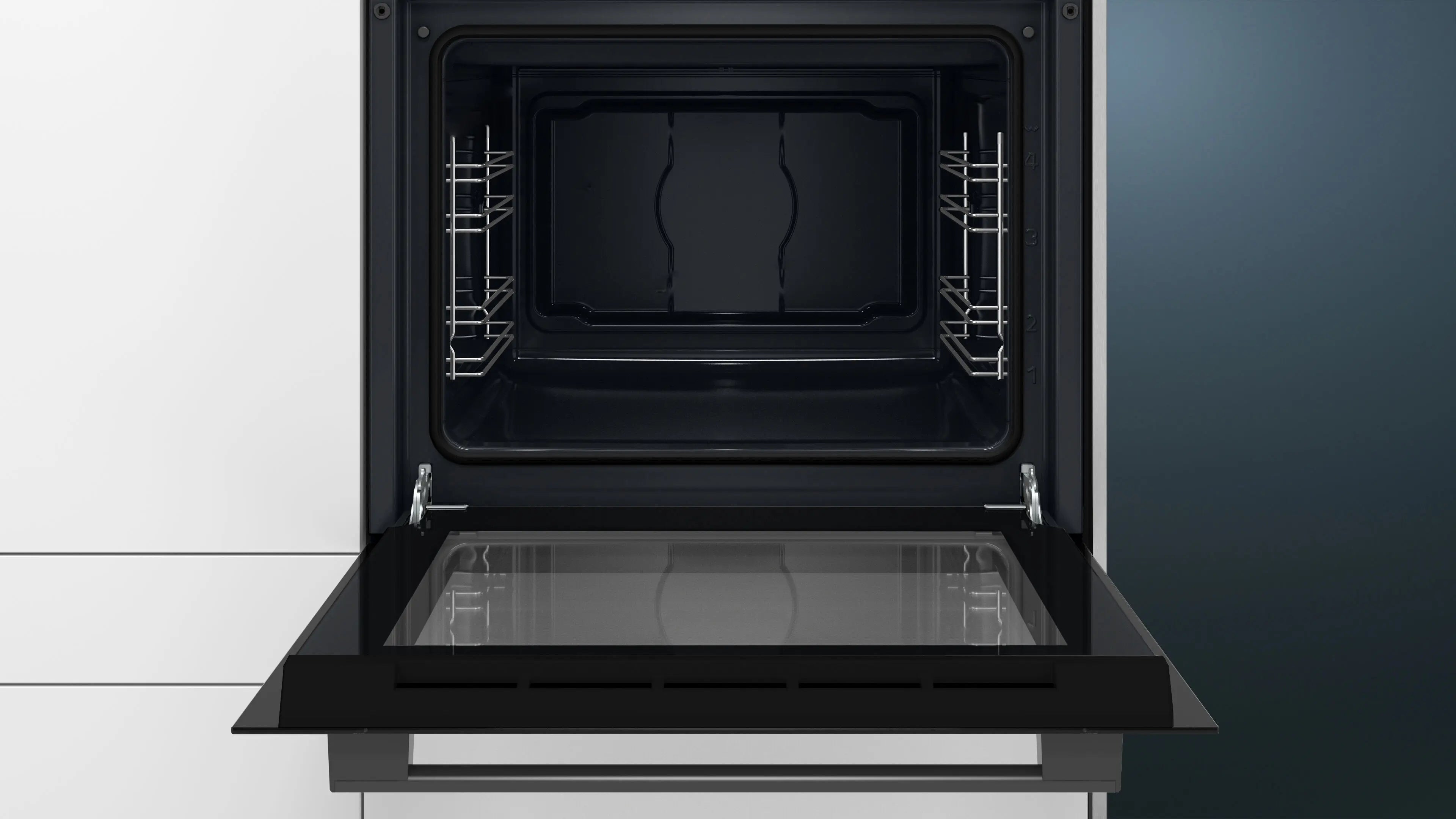 Bosch Series 2 Built-in oven, 71 L, 60 x 60 cm Black HBF011BA1M