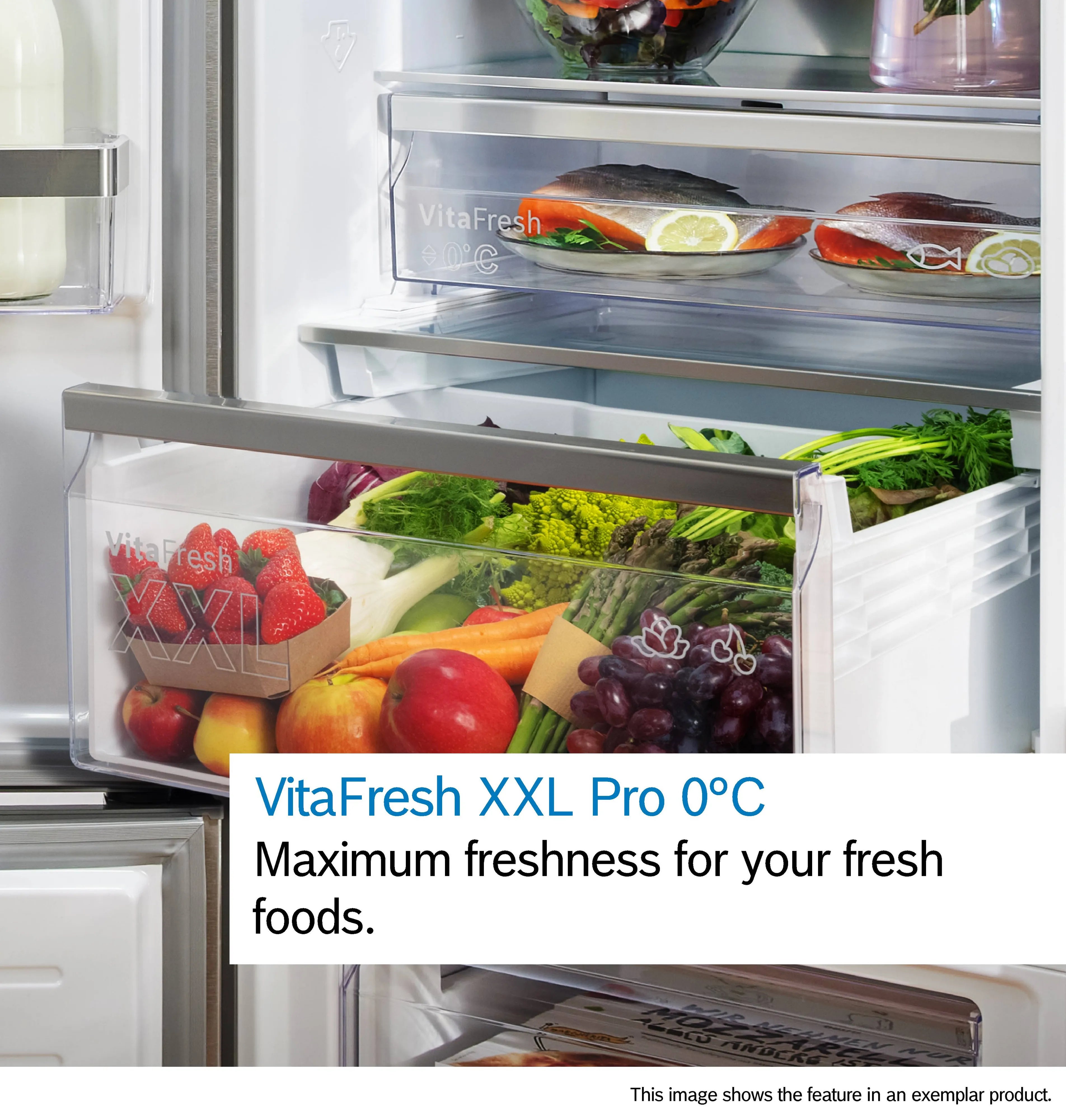 Bosch French Door Refrigerator 605 Liters with Multi Airflow System KFN96VPEAG