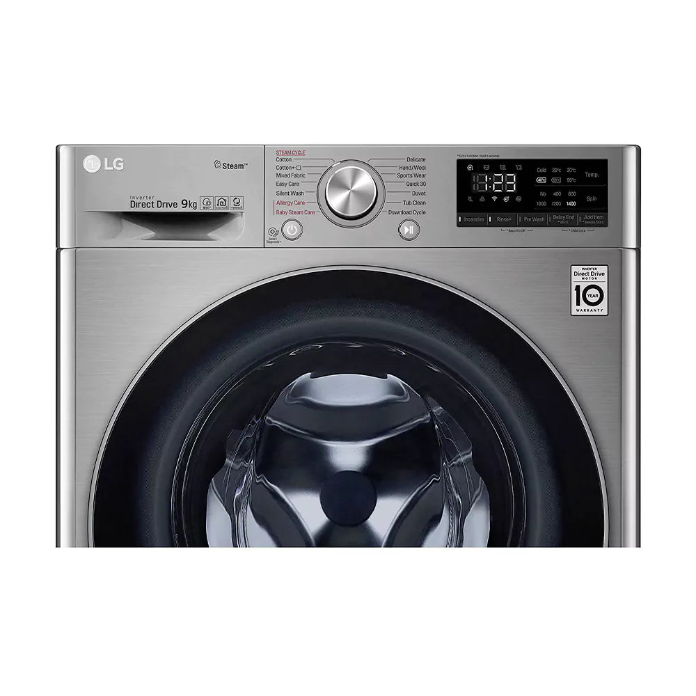LG F4V5VYP2T 9 KG Front Load Fully Automatic Washing Machine