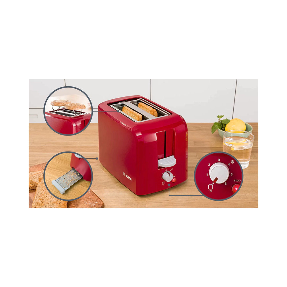 Bosch Village Collection Toaster, Two Slice | TAT3A014GB