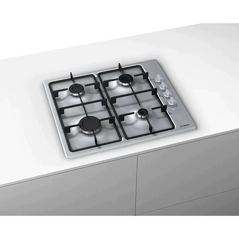 BOSCH Stainless Steel Gas Hob 60 cm PBP6C5B62M