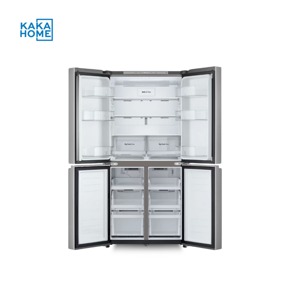 LG Gr-B29fflzb Refrigerator With All Doors Open