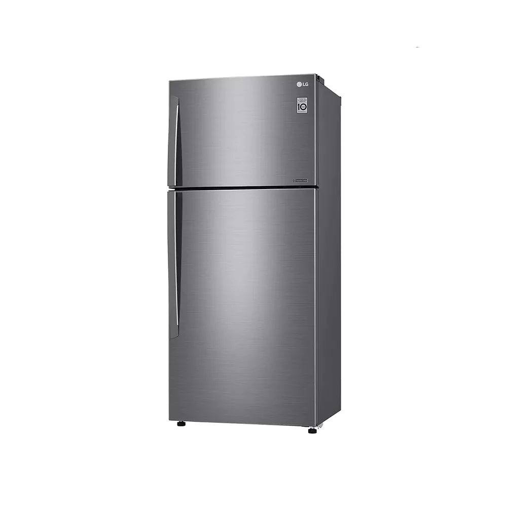 LG Inverter Freezer-On-Top Refrigerator 11 Cu Ft Dark Graphite GN-B422SQCB