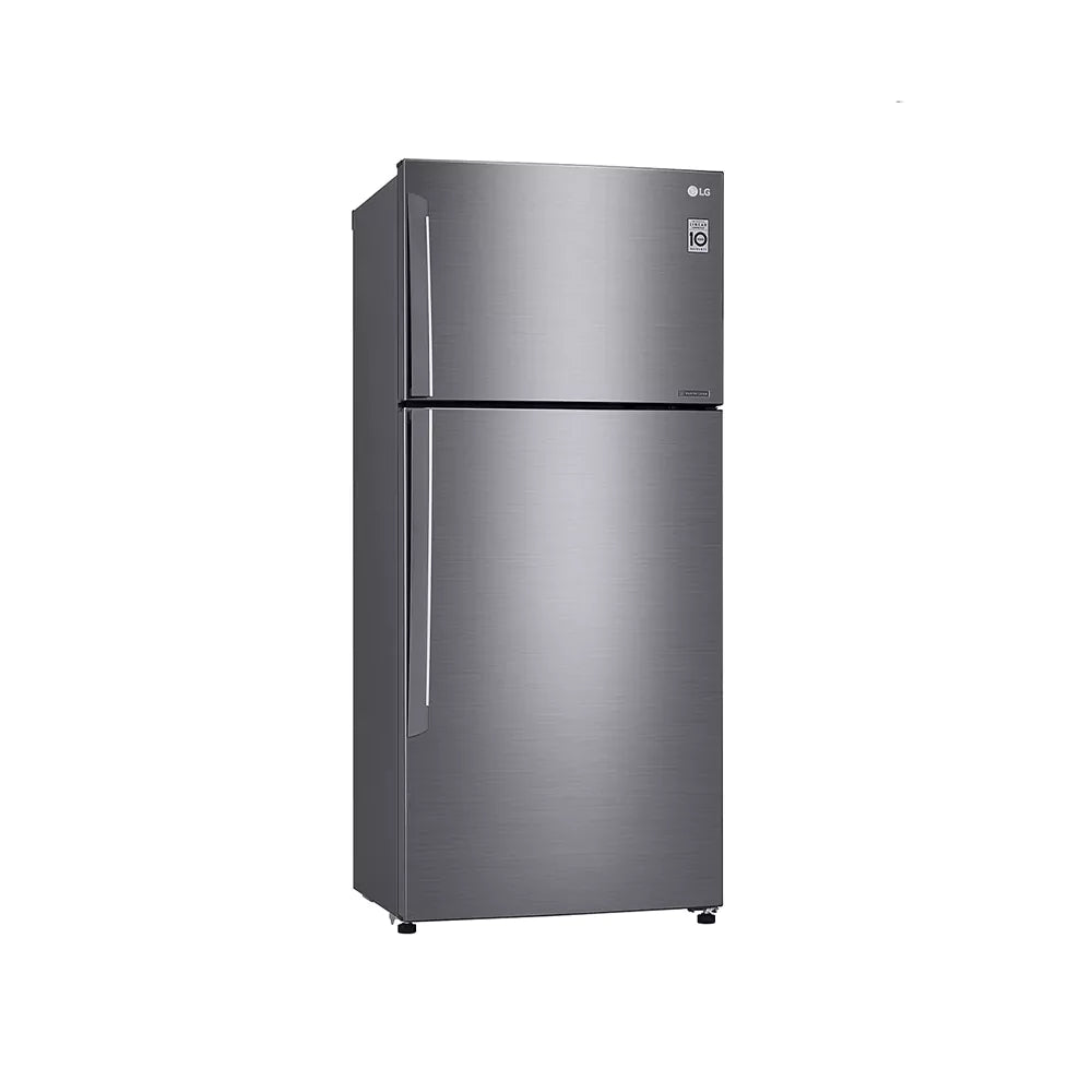 LG Inverter Freezer-On-Top Refrigerator 11 Cu Ft Dark Graphite GN-B422SQCB