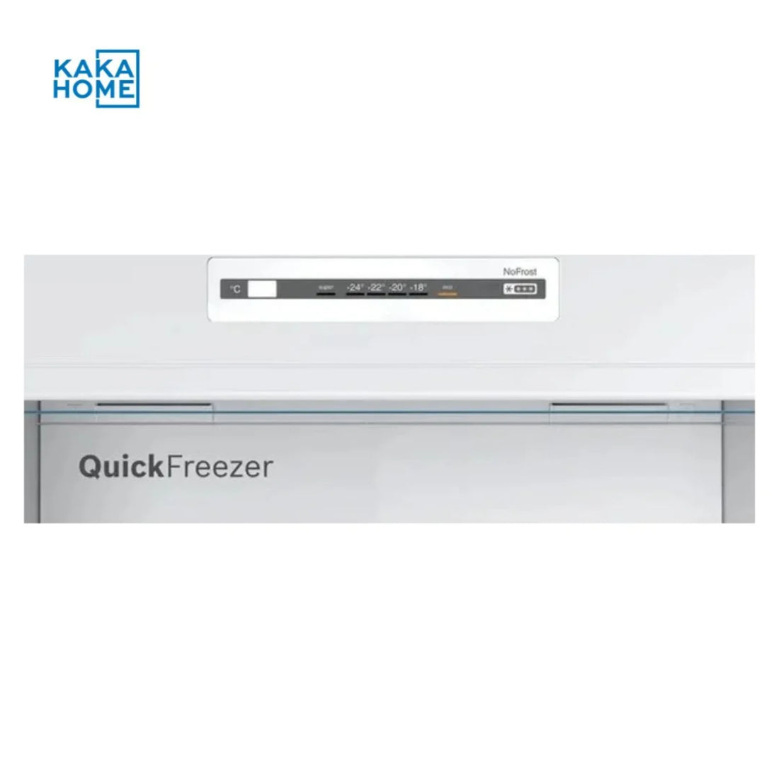 Bosch KDN43N120M refrigerator front view
