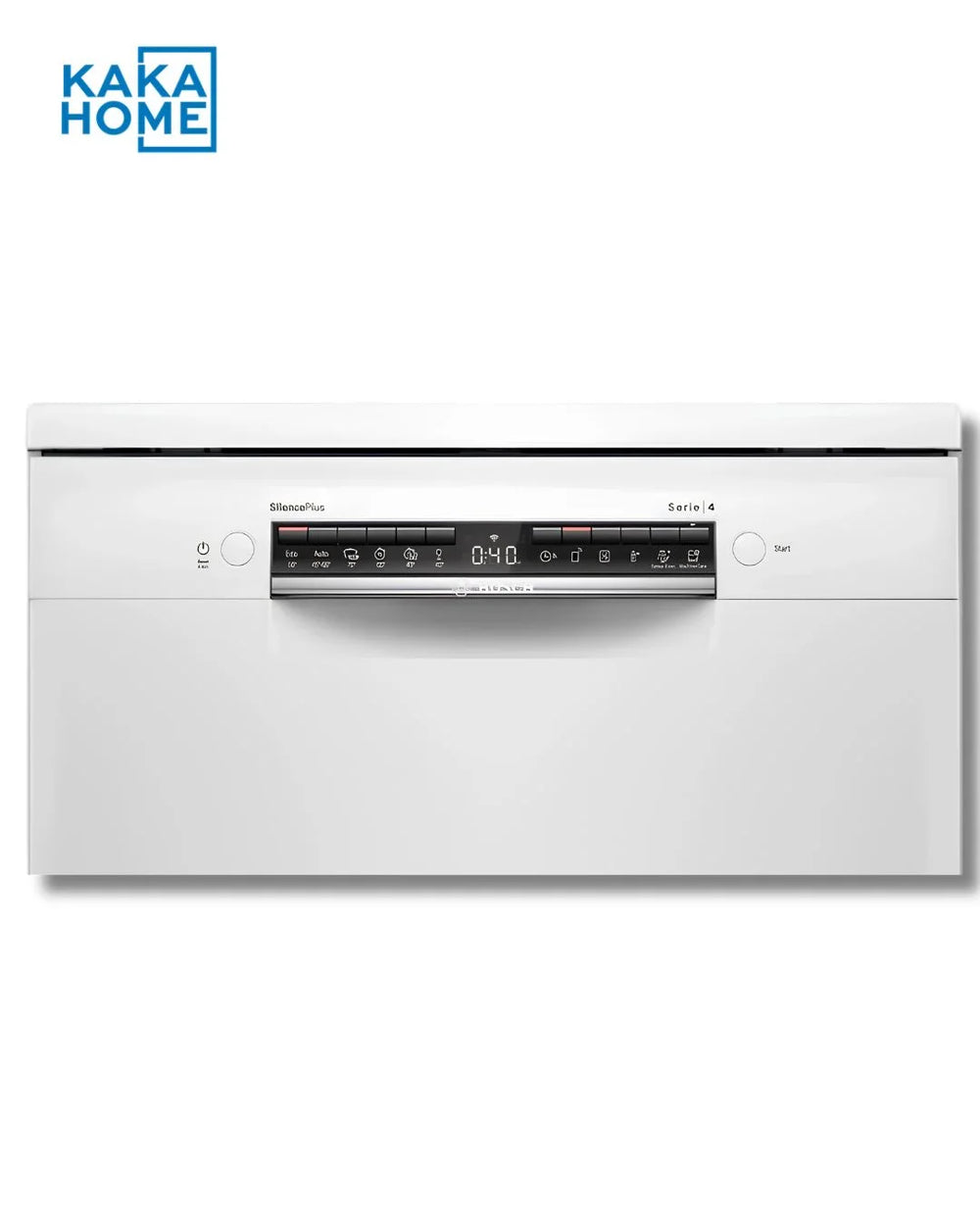 Bosch SMS4HMW26M dishwasher LED display close-up