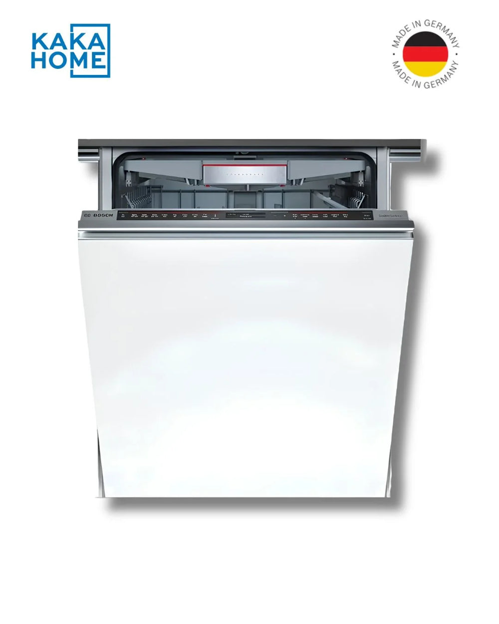 Bosch SMV88TX01A built-in dishwasher front view
