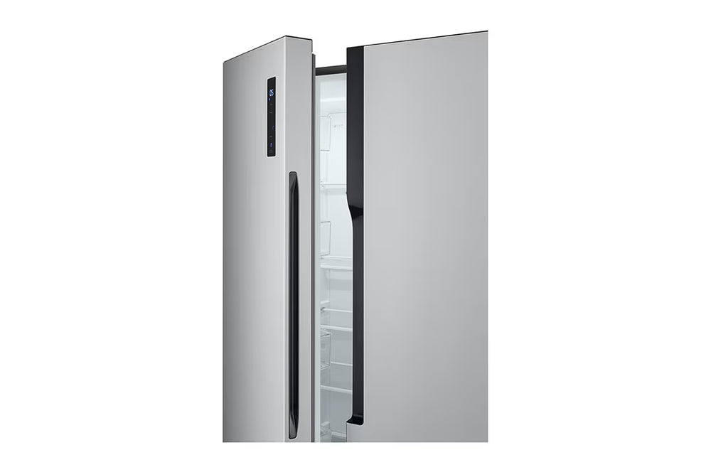 LG 509L Side-by-Side Refrigerator with Multi Air Flow, Silver GR-FB587PQAM