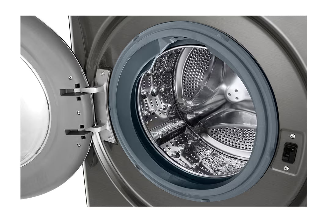 LG 9 kg Front-Load Washer with AI DD™, Steam™ Gray F4R3VYG6P