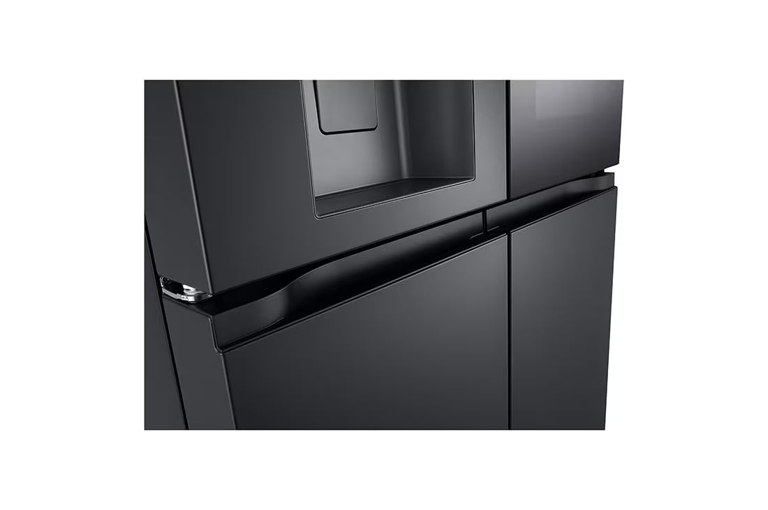 LG 571 L French-Door Refrigerator InstaView® Essence Black Steel GR-X24FFCAB