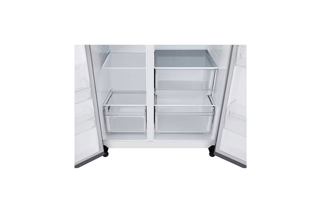 LG Side by Side Refrigerator 703L with Smart Inverter & Linear Cooling GR-B267KLJW (2024)