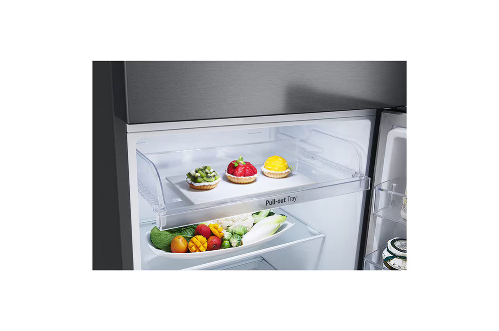 LG 395L Top Mount Refrigerator with Door Cooling+, Dark Graphite Steel GN-B502PQGB