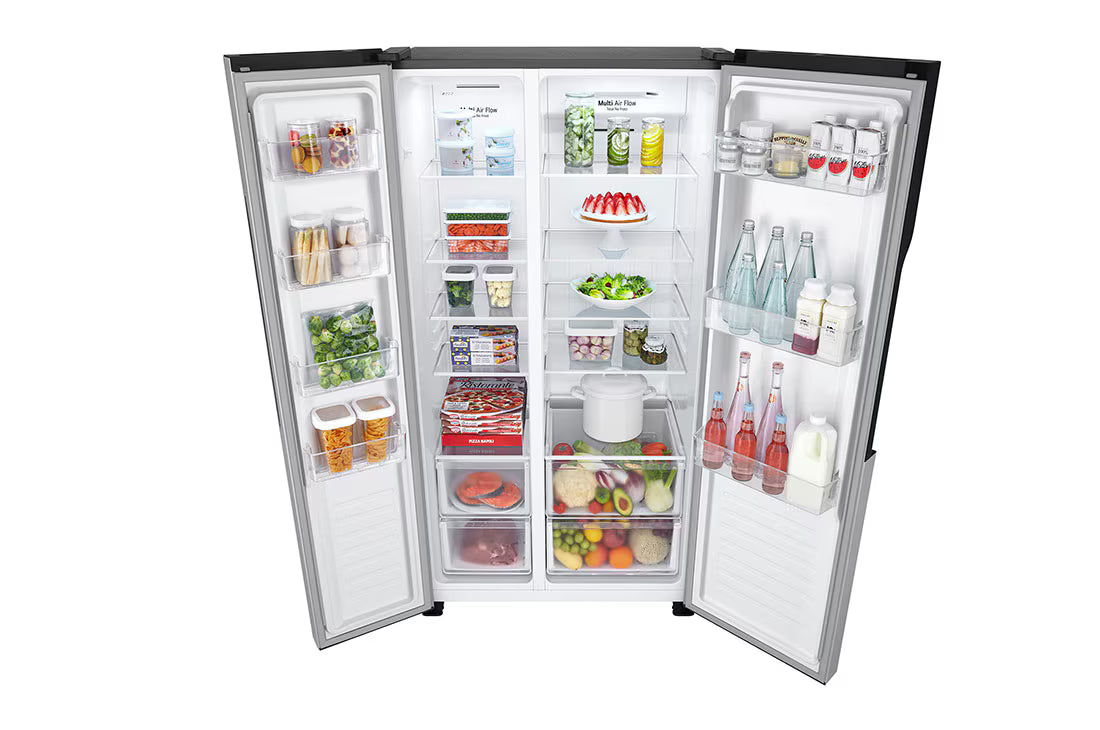 LG 509 L Side-by-Side Multi AirFlow Refrigerator GRFB587PQAM