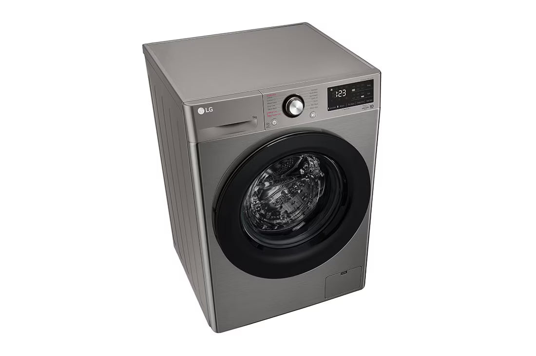 LG 9 kg Front-Load Washer with AI DD™, Steam™ Gray F4R3VYG6P