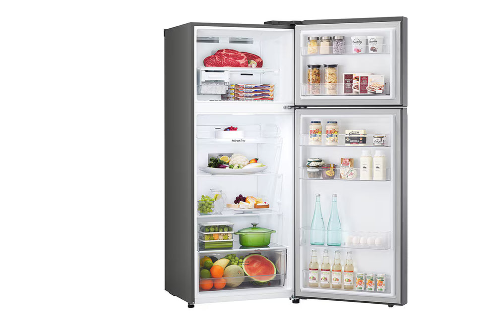 LG 395L Top Mount Refrigerator with Door Cooling+, Dark Graphite Steel GN-B502PQGB