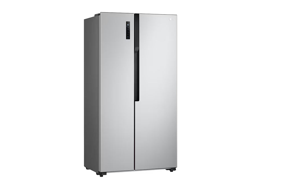 LG 509L Side-by-Side Refrigerator with Multi Air Flow, Silver GR-FB587PQAM