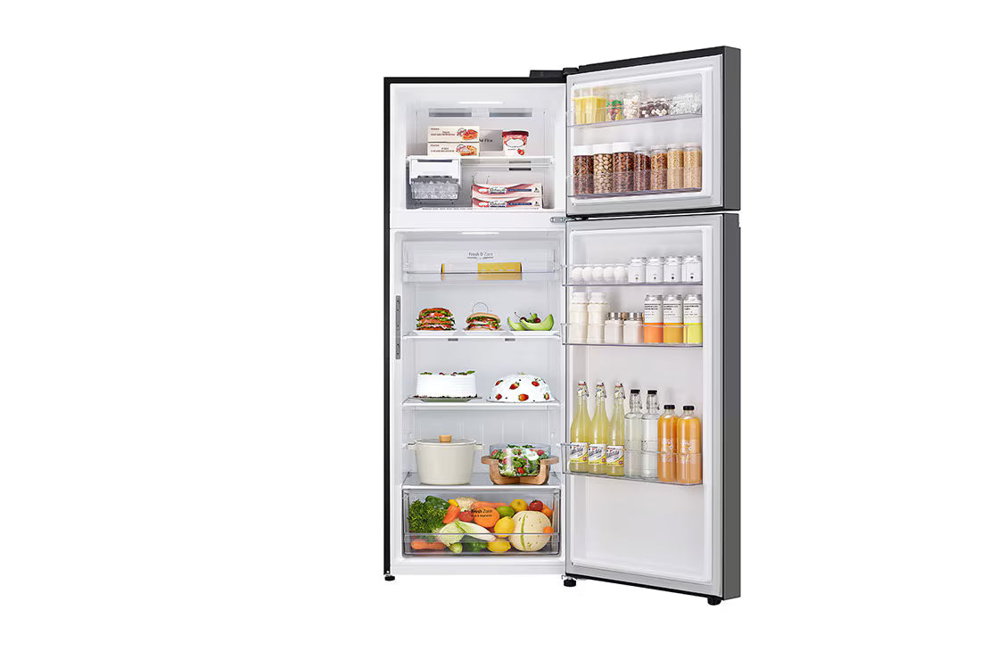 LG Top-Mount Refrigerator 493L with LinearCooling & DoorCooling+ GR-B642PGFK Black