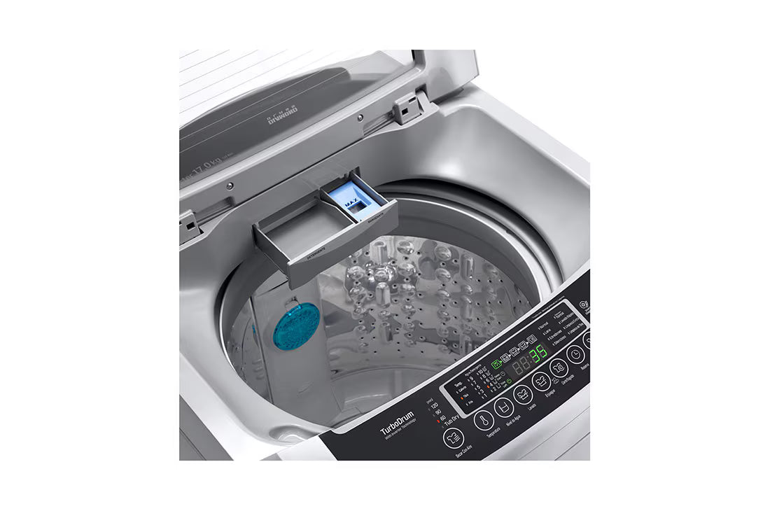 LG 17kg Top Load with TurboDrum™& Smart Inverter T1785NEHTE