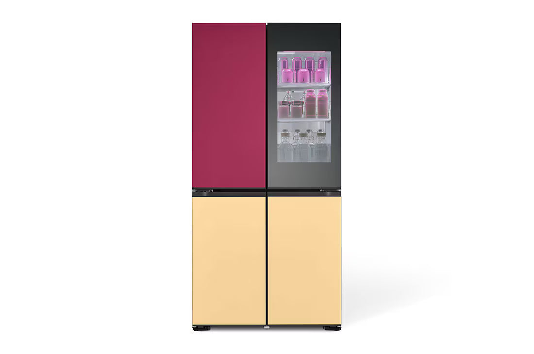 LG MoodUP® French Door Refrigerator 685 Liters Colour-Changeable LED Doors & InstaView GR-A34FDMKB