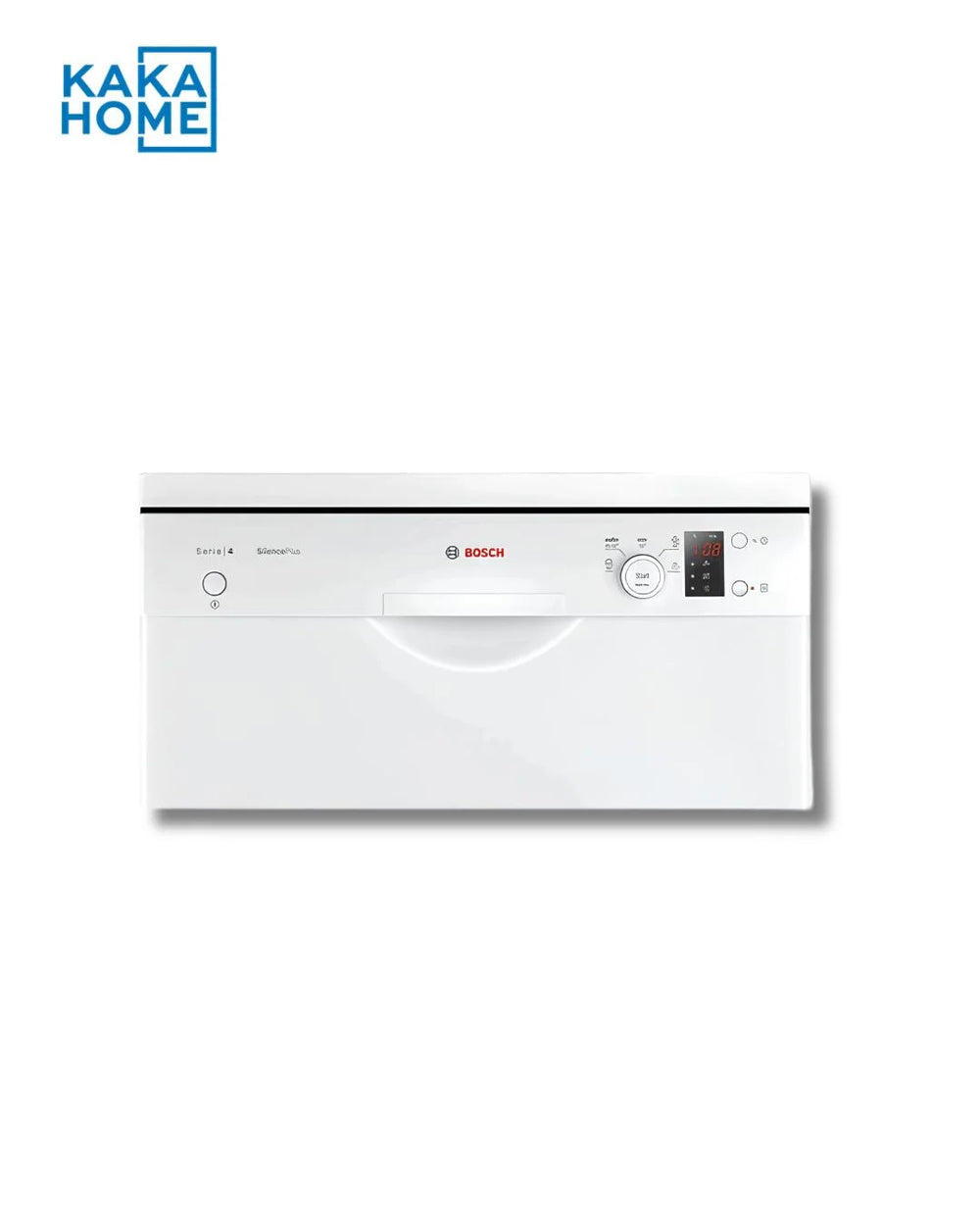 Bosch SMS50E92GC dishwasher top control panel view
