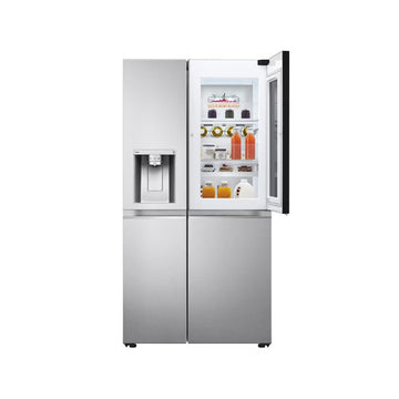 LG 634 liter Side-by-Side Refrigerator with InstraView & Door Cooling+ GC-X267CSHW