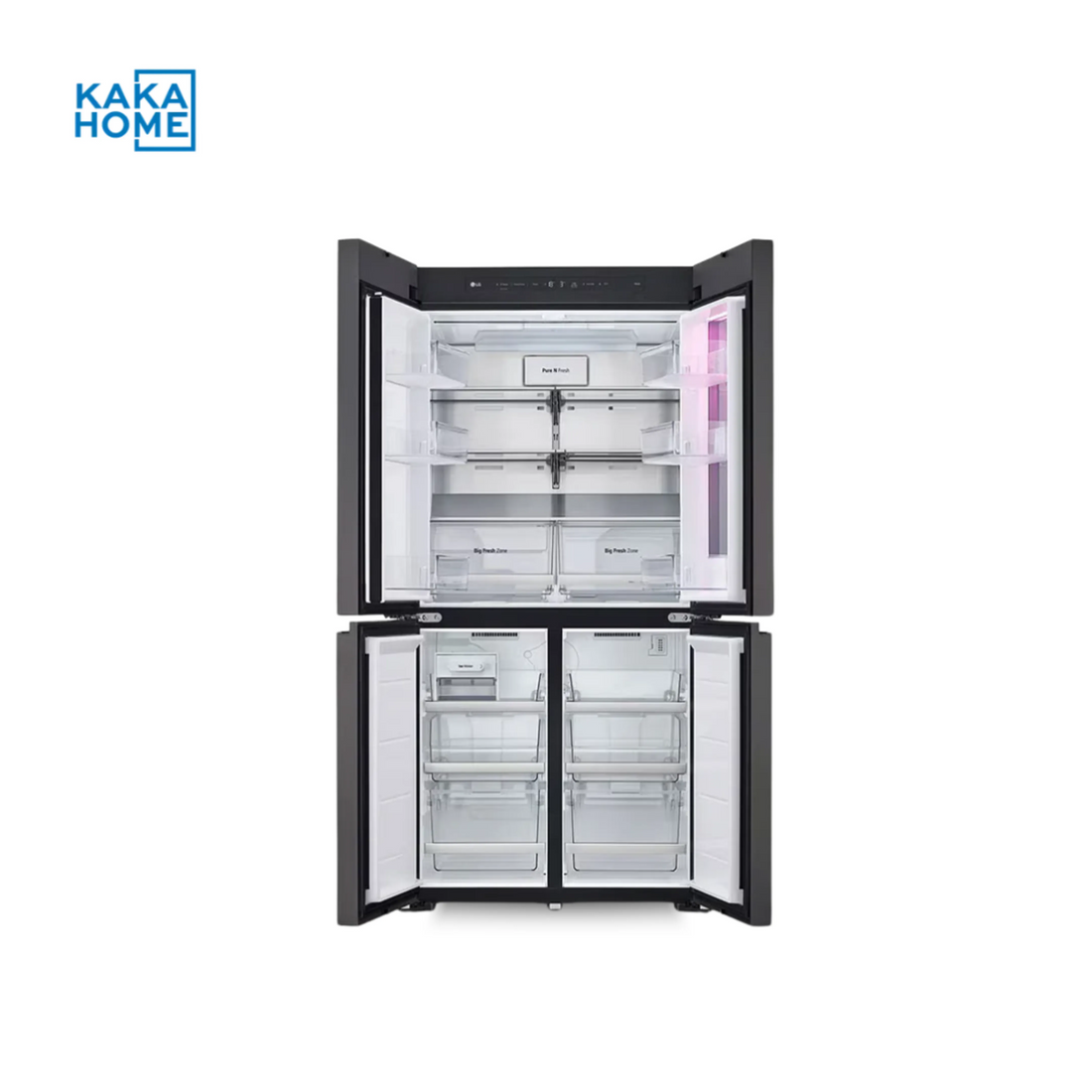 LG Gra34fdmkb Refrigerator Front View