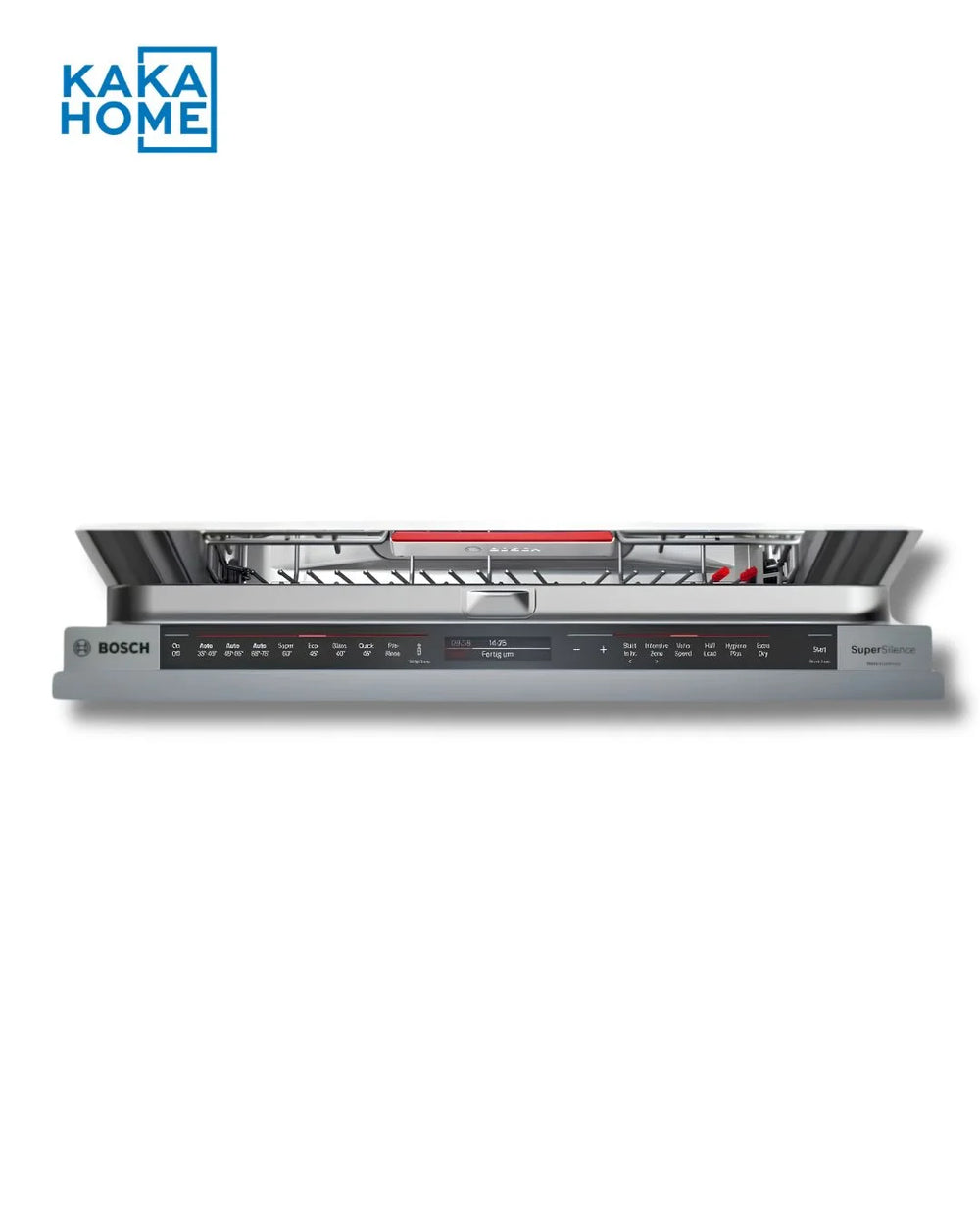 Bosch SMS6EMI38M dishwasher top control buttons close-up
