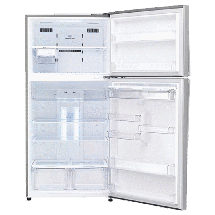 LG Top Mount Refrigerator with water dispenser, Inverter Compressor, Hygiene Fresh+™,Platinum Silver No Frost
