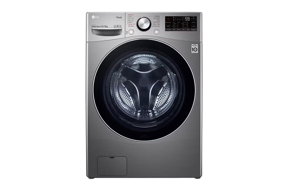 LG F0L9DGP2S 15KG Washer & 8KG Dryer AI Front Load Washing Machine