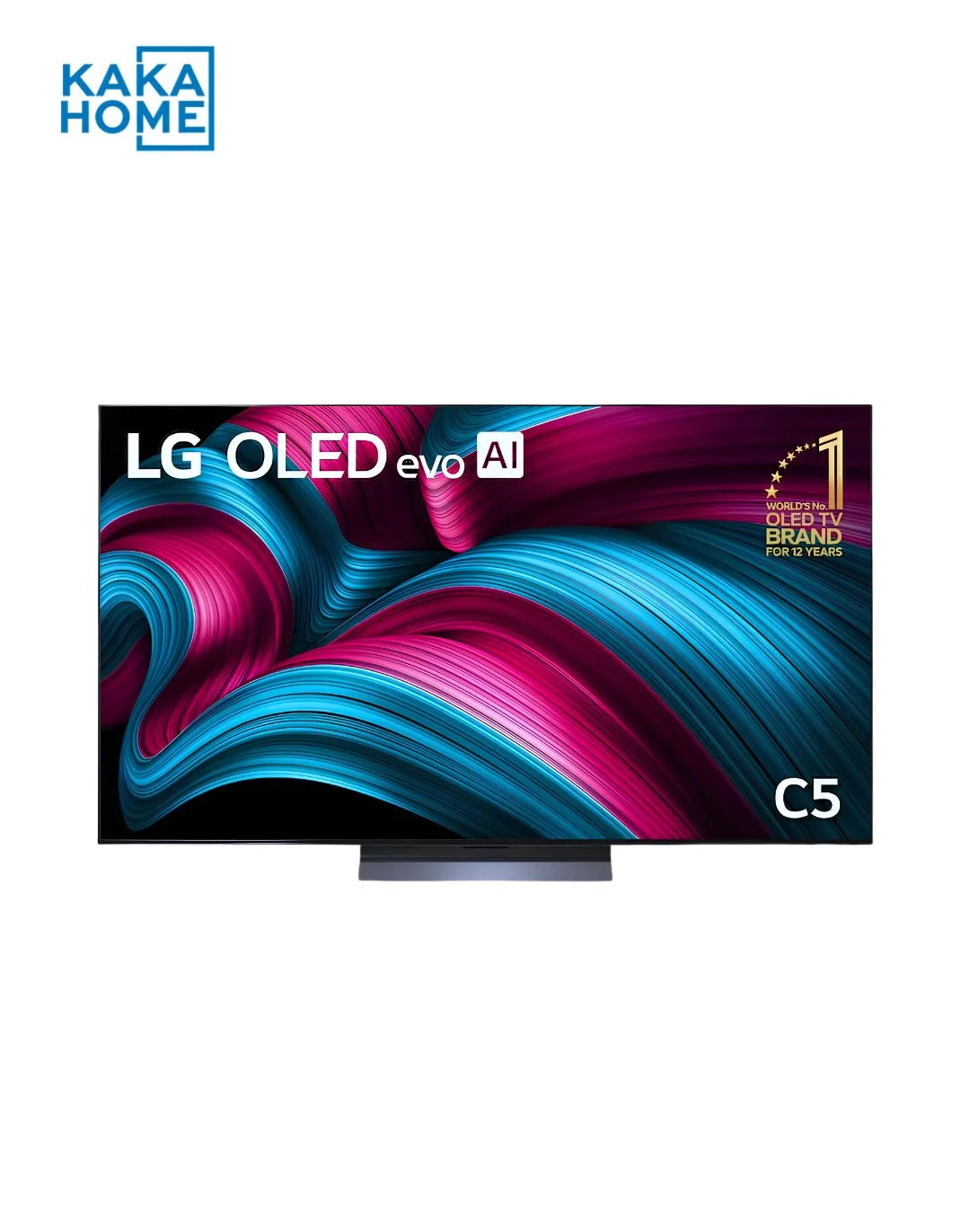 Oled Evo C5 77 Inch 4k TV Front View