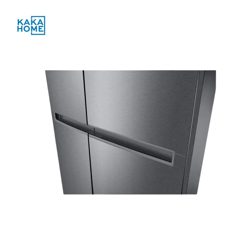 LG Gc-B257jlyl Refrigerator Center Section Close-Up View