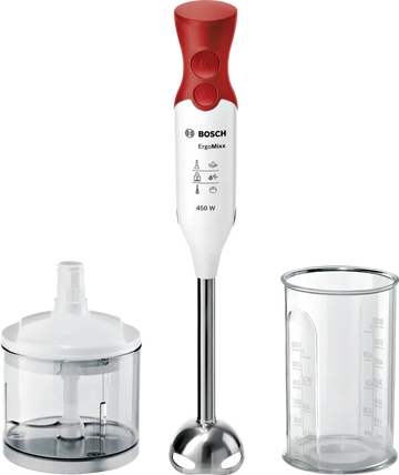 Bosch Hand Blender with Chopper & AntiSplash Feature 450 W  MSM64120GB