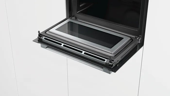 Bosch Series 8 Built-in Compact Oven 45 Liters with Microwave Function 60x45cm Stainless Steel CMG656BS1M