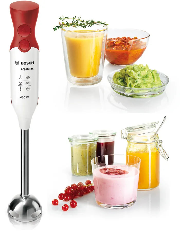 Bosch Hand Blender with Chopper & AntiSplash Feature 450 W  MSM64120GB